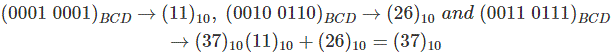 BCD o decimal de código binario | Conversión BCD Suma y resta