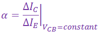 Características del transistor