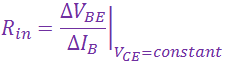 Características del transistor