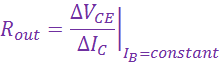 Características del transistor