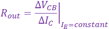 Características del transistor