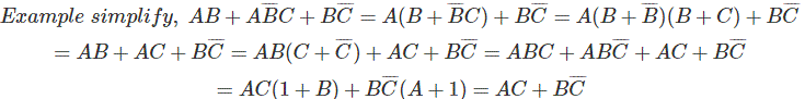 Cambiar de álgebra o álgebra booleana