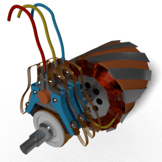 Construcción de un motor de inducción trifásico