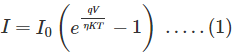 Ecuación de la corriente de diodos