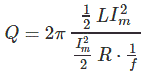 Factor de calidad del inductor y del condensador