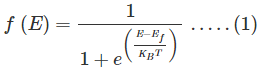 Función de distribución de Fermi Dirac