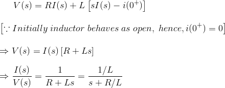 Función de transferencia del sistema de control