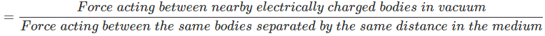 La permitividad y la permitividad relativa o constante dieléctrica