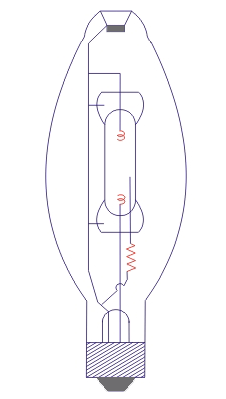 Lámpara de vapor de mercurio