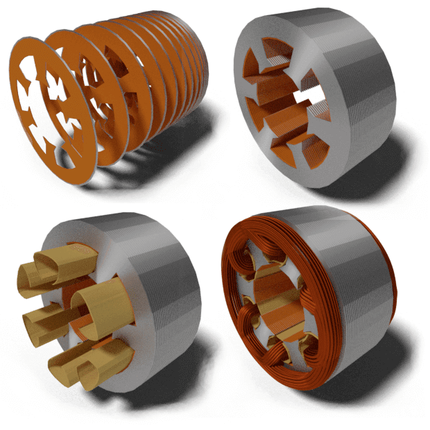 Motor de inducción de jaula de ardilla: Principio de funcionamiento y aplicaciones