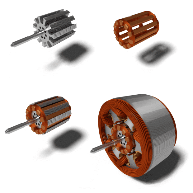 Motor de inducción de jaula de ardilla: Principio de funcionamiento y aplicaciones