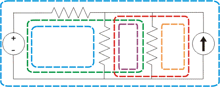 Nodos, ramas y bucles de un circuito