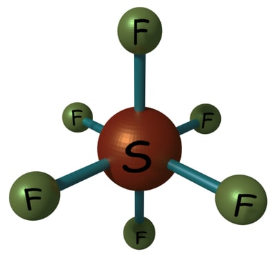 Propiedades del gas SF6 o del gas hexafluoruro de azufre