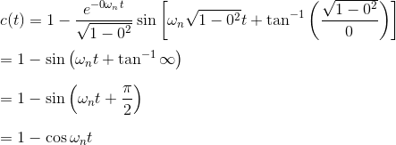 Respuesta temporal del sistema de control de segundo orden