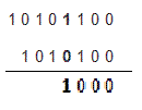 Sustracción binaria (reglas y ejemplos)