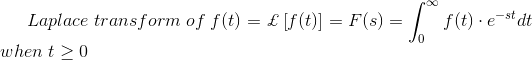 Tabla de transformación de Laplace, fórmula, ejemplos y propiedades